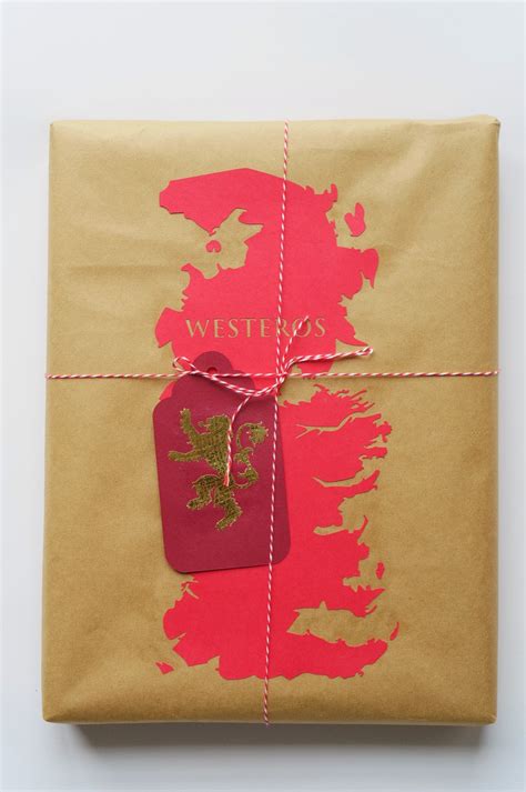 game of thrones gift wrapping paper